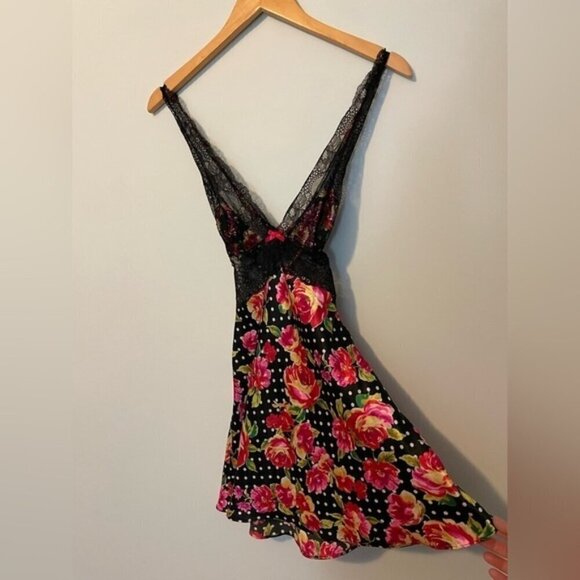 COPY Victoria Secret Floral Lace Babydoll Small NWT - Picture 3 of 8